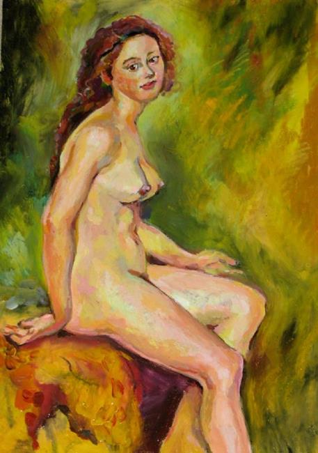 Study Sketch Of Nude Female By Luda Angel From Gallery