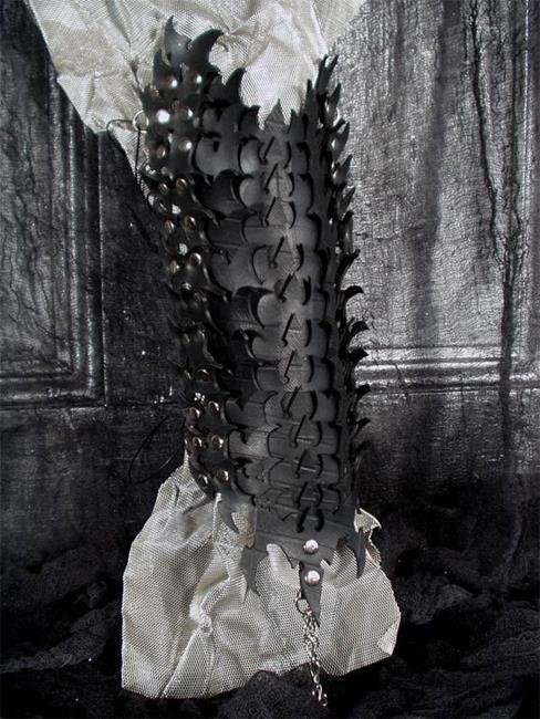 Art: Trilobite Arm Piece (front) by Artist Barbara Doherty (MidnightZodiac Leather)