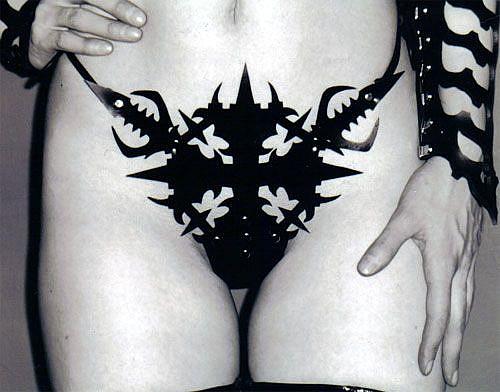 Art: Thorned Cross by Artist Barbara Doherty (MidnightZodiac Leather)