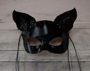 Detail Image for art Leather cat mask - Annabel