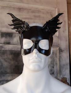 Detail Image for art Leather cat mask - Demon Dreaming