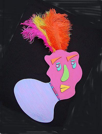 Art: Dance of the Masks: Sad Eric, Queen of the Prom by Artist Victor McGhee