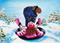 Art: Winter Sledding  (SOLD) by Artist Monique Morin Matson
