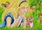 Art: Dreaming of Wonderland  (SOLD) by Artist Monique Morin Matson