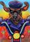 Art: Biker Hound - MM14  (SOLD) by Artist Monique Morin Matson