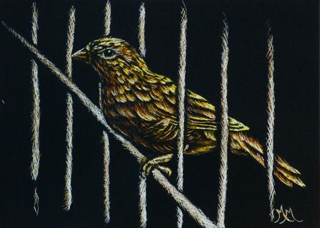 Art: Jail Break (SOLD) by Artist Monique Morin Matson
