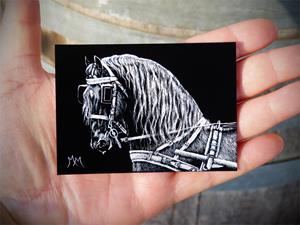 Detail Image for art Carriage Horse  (SOLD)