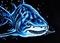 Art: Shark - SA104  (SOLD) by Artist Monique Morin Matson