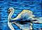 Art: Elegant Swan  (SOLD) by Artist Monique Morin Matson