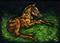 Art: Liver Chestnut Foal  (SOLD) by Artist Monique Morin Matson
