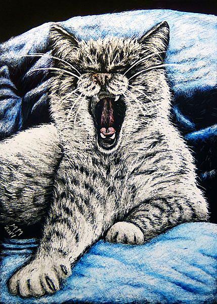 Art: Morning Roar  (SOLD) by Artist Monique Morin Matson