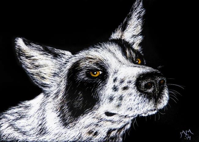 Art: Mr. Cool  (SOLD) by Artist Monique Morin Matson
