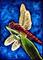 Art: Dragonfly  (SOLD) by Artist Monique Morin Matson
