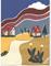 Art: Art Deco Village-SOLD by Artist Charlene Murray Zatloukal