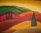Art: The Color of Tuscan Hills II - SOLD by Artist Charlene Murray Zatloukal