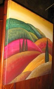 Detail Image for art The Color of Tuscan Hills II - SOLD