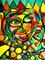 Art: Sisters Kept Warm in a Circle Scarf by Artist Chris Jeanguenat