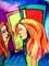 Art: Dissociative Catfight by Artist Chris Jeanguenat