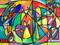 Art: Letter M and Letter E by Artist Chris Jeanguenat