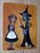 Art: Dorothy and Elphaba by Artist Charlene Murray Zatloukal