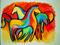 Art: Untamed Horses by Artist Chris Jeanguenat