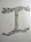 Art: Hand Lettered Letter I by Artist Chris Jeanguenat
