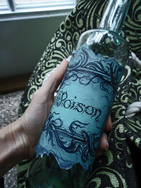 Art: Bottle Marked Poison by Artist Chris Jeanguenat