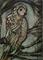 Art: Little Owl Painting by Artist Chris Jeanguenat