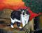 Art: Farm Cat (SOLD) by Artist Monique Morin Matson