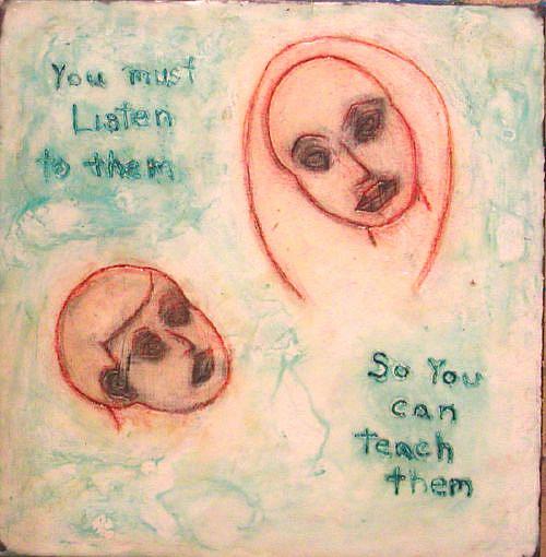 Art: You Must Listen by Artist Victor McGhee