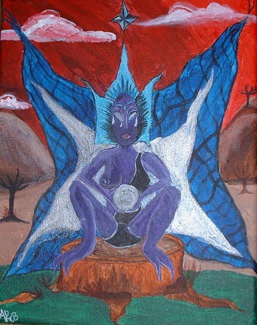 Art: The Goblin-Fairy by Artist Kathleen A. Roberson