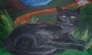 Detail Image for art A Cat's Creature Comfort