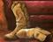 Art: Cowboy Boots by Artist April