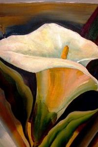 Detail Image for art Art Deco Calla Lily Detail Image for art Art Deco Calla Lily