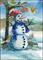 Art: Autumn Snowman by Artist Erika Nelson