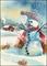 Art: Cold Snowman by Artist Erika Nelson