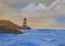 Art: Lighthouse in the Morning ACEO - sold by Artist Shari Lynn Schmidt