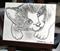 Art: Here Kitty! - sold by Artist Shari Lynn Schmidt