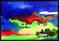 Art: SCHOOL HOUSE IN THE VALLEY SOLD by Artist Dottie Cooper Katz