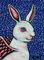 Art: Angel White Rabbit by Artist Melinda Dalke
