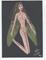 Art: Nude Fairy #1 green & purple by Artist Sandi Gayle Stefkovich