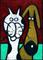 Art: ACEO 030 - Co-existing by Artist Thomas C. Fedro
