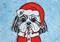 Art: Santa Tzu by Artist Melinda Dalke