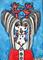 Art: Comet Chinese Crested by Artist Melinda Dalke