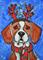Art: Blitzen Beagle by Artist Melinda Dalke