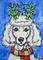 Art: Prancer Poodle by Artist Melinda Dalke