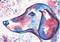 Art: ACEO Colors Dachshund 1.jpg by Artist Melinda Dalke