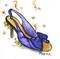 Art: Fancy Shoe by Artist Marcia Ruby
