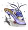 Art: Fancy Shoe5 by Artist Marcia Ruby