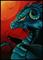 Art: Blue Dragon-aceo by Artist Nico Niemi